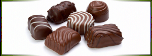 image of peices of chocolate candy