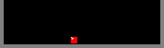 animated gif the bottom layers of a Tetris game showing a platform formed and going away #0